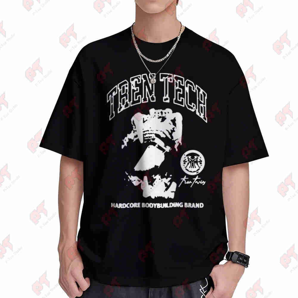Streetwear Brand Tees - Tren Tech Heavycore Bodybuilding Hardcore Brand