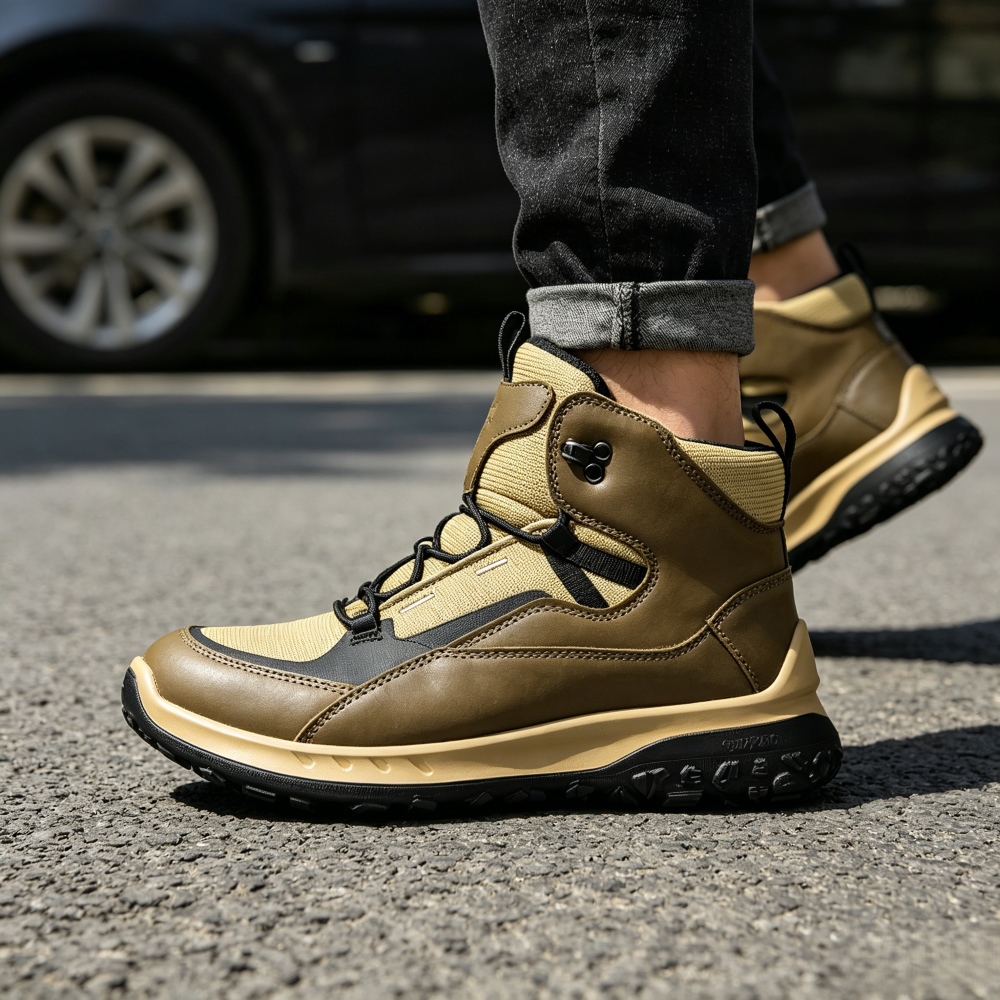 High Top Leather Shoes Men Lux - đánh giá và giá Streetwear Outdoor Brand