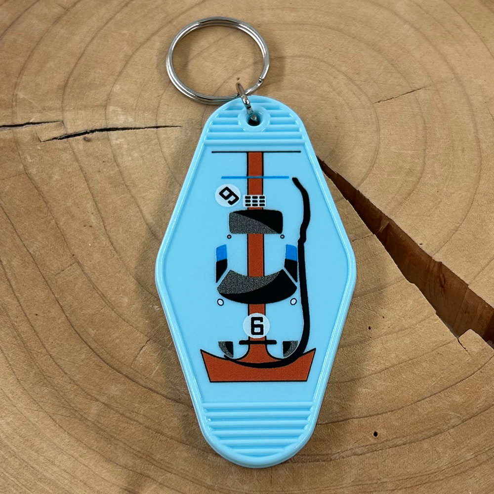 Gulf GT40 Livery Keychain Icon - đánh giá và giá Streetwear Brand Accessories