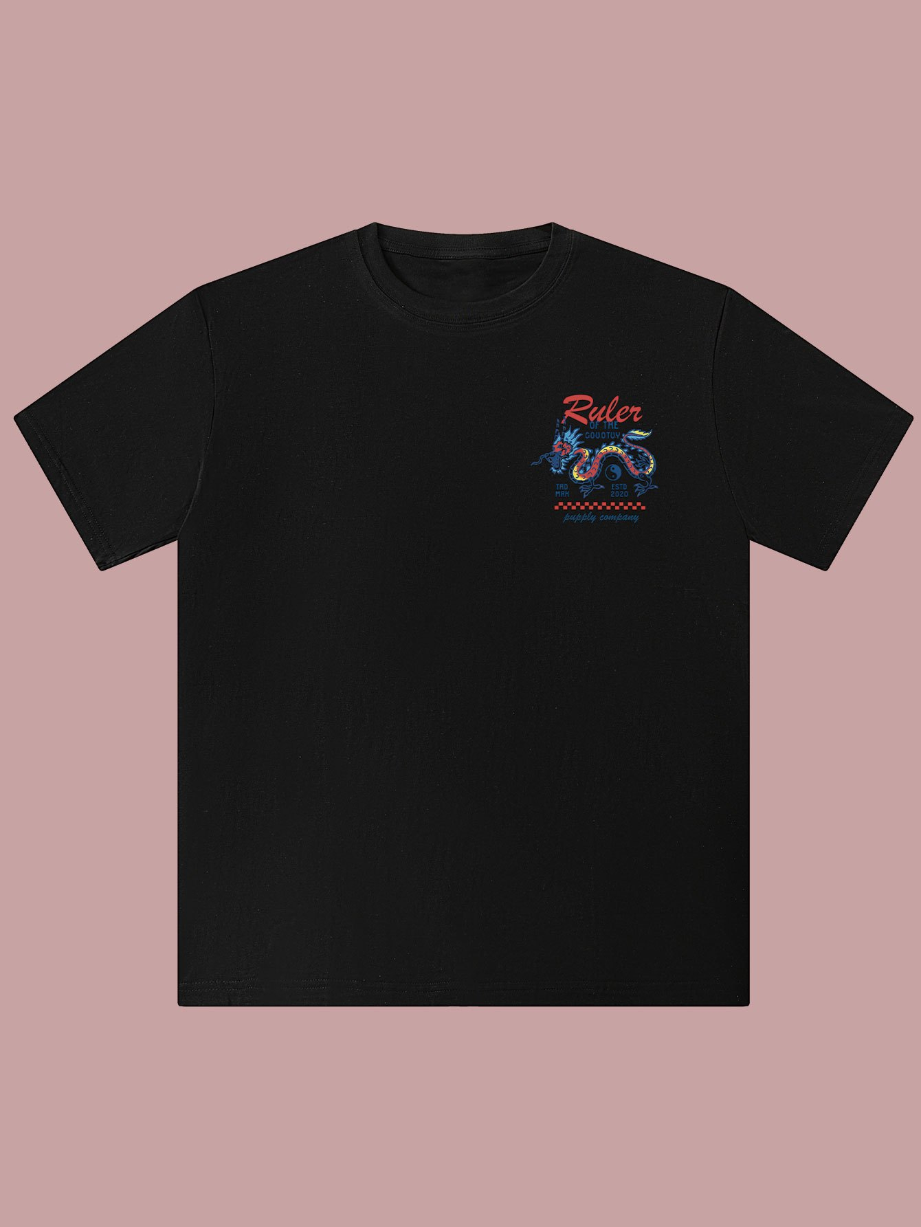 Tai Chi Dragon King Print Tren - đánh giá và giá Streetwear Brand Tees