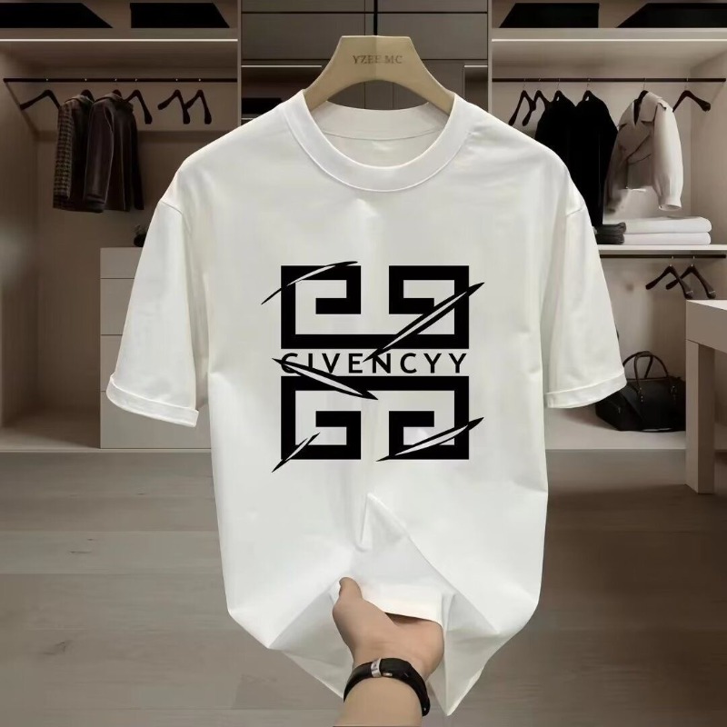 2026Men's GIVENCY Brand Logo P - đánh giá và giá Streetwear Brand Tees